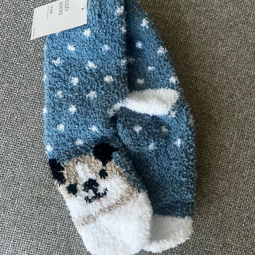 Adorable 🐶 Fuzzy Socks